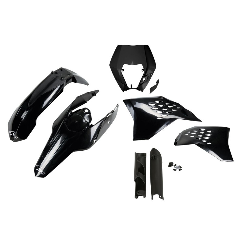 Full kit plastiques EXC 09-11 BK - 14032657