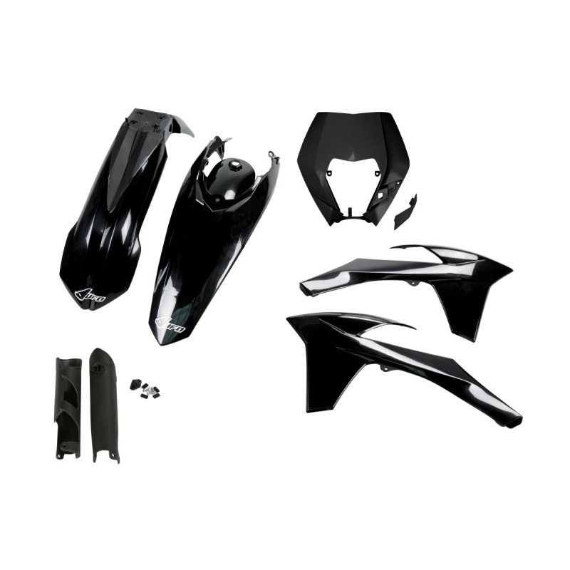 Full kit plastiques EXC 12-13 NOIR - 14032661