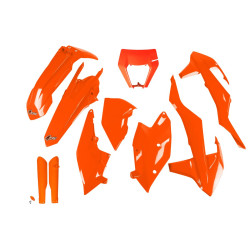 Full kit plastiques EXC 17-19 FL OR - 14032680