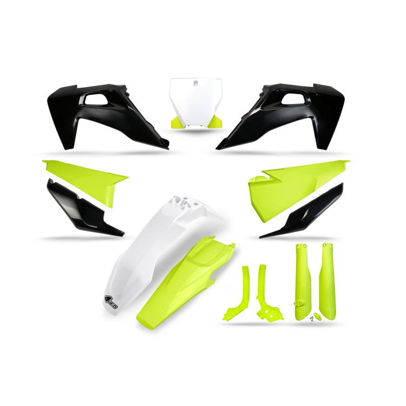 Full kit plastiques HVA FL YE BK WH - 14033519
