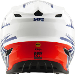 Casque Cross TROY LEE DESIGNS GP Pro Segment Bleu Blanc | GP Pro Segment