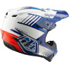 Casque Cross TROY LEE DESIGNS GP Pro Segment Bleu Blanc | GP Pro Segment