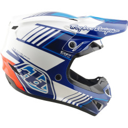 Casque Cross TROY LEE DESIGNS GP Pro Segment Bleu Blanc | GP Pro Segment