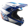 Casque Cross TROY LEE DESIGNS GP Pro Segment Bleu Blanc | GP Pro Segment