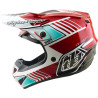 Casque TROY LEE DESIGNS GP Pro Segment Rouge Blanc | Casque GP Pro Segment