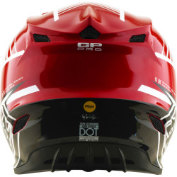 Casque TROY LEE DESIGNS GP Pro Segment Rouge Blanc | Casque GP Pro Segment