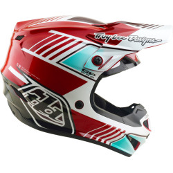 Casque TROY LEE DESIGNS GP Pro Segment Rouge Blanc | Casque GP Pro Segment