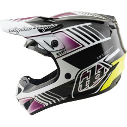 Casque TROY LEE DESIGNS GP Pro Segment Noir Violet | Casque GP Pro Segment