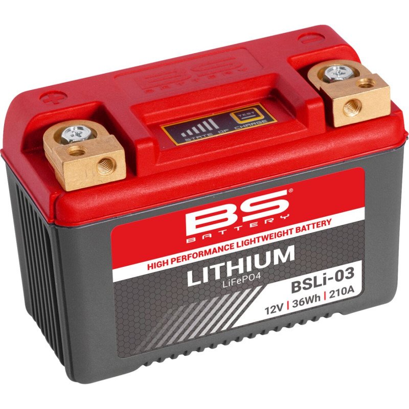 Batterie lithium BSLi-03 BS Battery, technologie LiFePO4 - Suzuki GSX 250 F