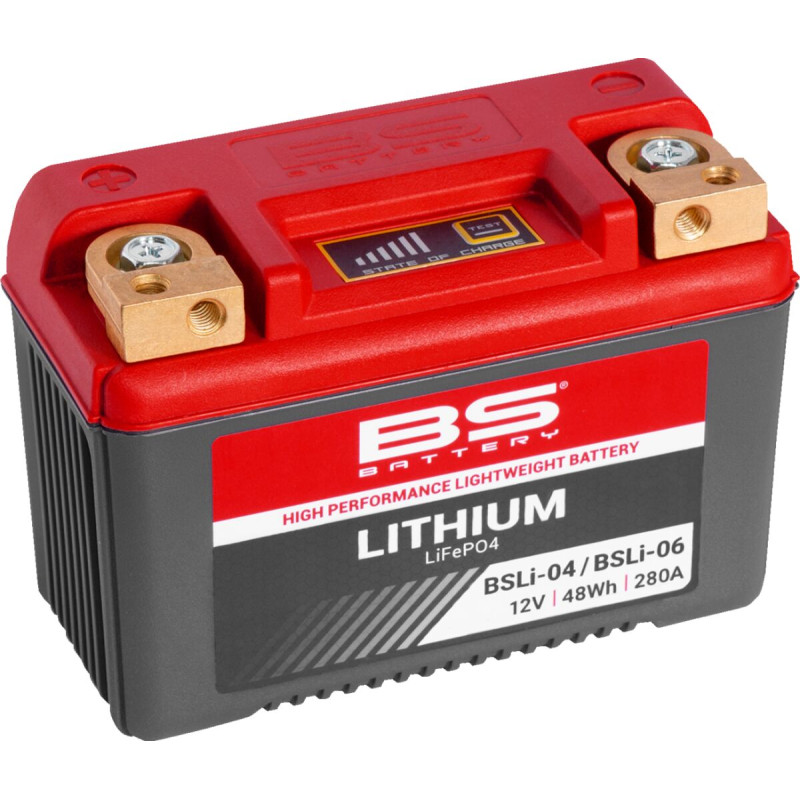 Batterie lithium BSLi-04/BSLi-06 BS Battery, technologie LiFePO4 - Suzuki GSX 1250 F ABS