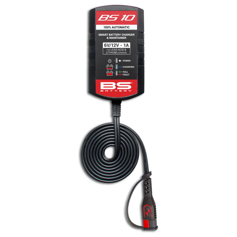 Chargeur BS10 6V/12V 1A BS Battery, intelligent multi-technologies - Honda CR 250 R