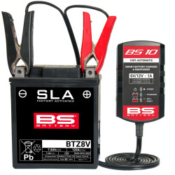 Chargeur BS10 6V/12V 1A BS Battery, intelligent multi-technologies - Honda CR 250 R