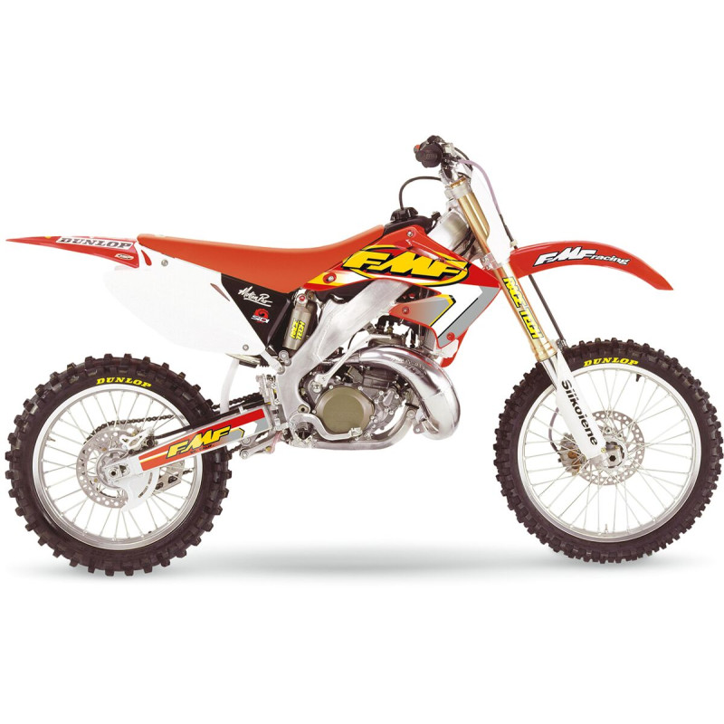 Collecteur Gold Series Fatty FMF acier nickelé réf. 21040 - Honda CR 250 R