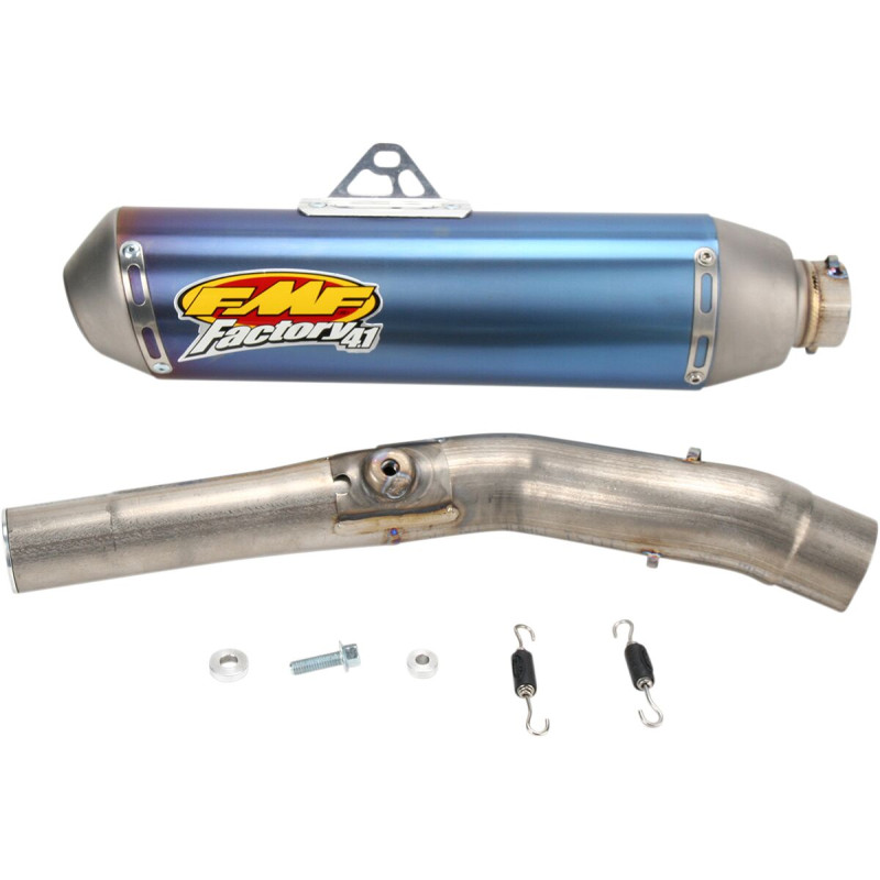 Silencieux slip-on Q4 FMF en aluminium, réf. 18210653 - Honda CRF 250 R et Honda CRF 250 X