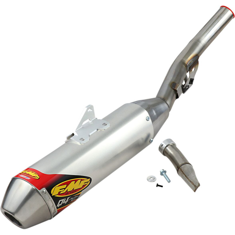 Silencieux Slip-On Q4 HEX FMF aluminium, réf. 44426 - Yamaha YZ 250 F et Yamaha YZ 250 FX