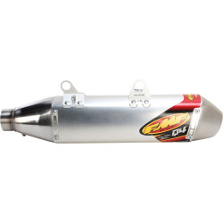 Silencieux Slip-On Q4 HEX FMF aluminium, réf. 45590 - KTM EXC-F 250, KTM EXC-F 350 et KTM EXC-F 450
