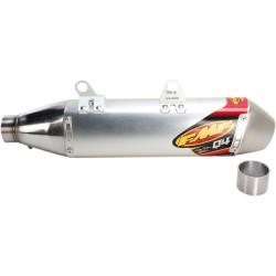 Silencieux Slip-On Q4 HEX FMF aluminium, réf. 45590 - KTM EXC-F 250, KTM EXC-F 350 et KTM EXC-F 450