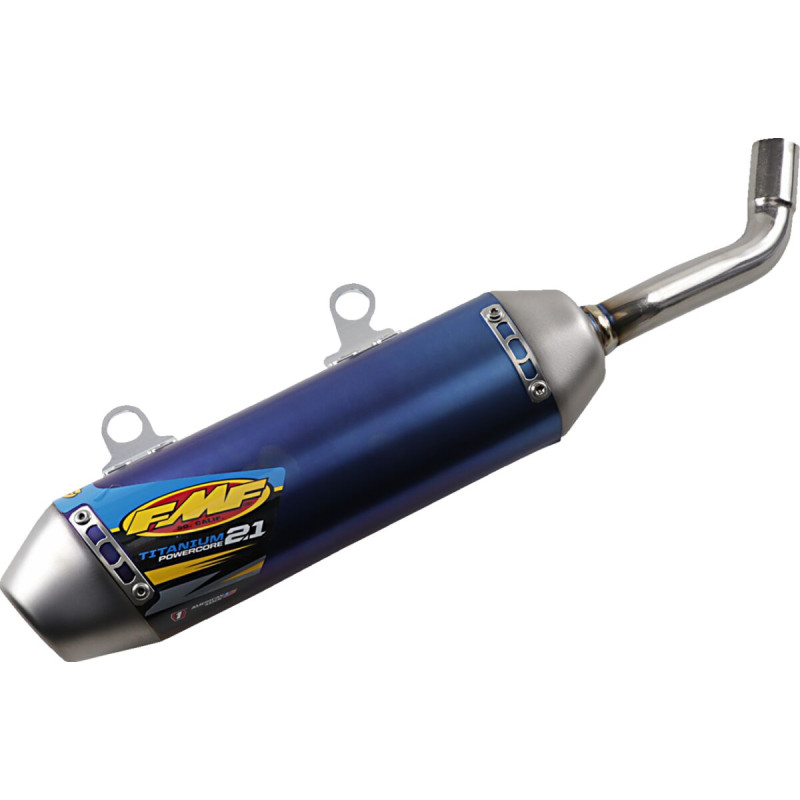 Silencieux PowerCore 2.1 Shorty FMF titane, réf. 25255 - KTM EXC 300 TPI et KTM SX 250