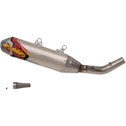 Silencieux Slip-On PowerCore 4 HEX FMF aluminium, réf. 45626 - KTM SX-F 250
