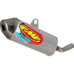 Silencieux PowerCore 2 Shorty FMF aluminium, réf. 24080 - Yamaha YZ 125 et Yamaha YZ 125 X
