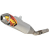 Silencieux Slip-On PowerCore 4 Hex FMF acier inoxydable et aluminium, réf. 41616 - Honda CRF 250 R