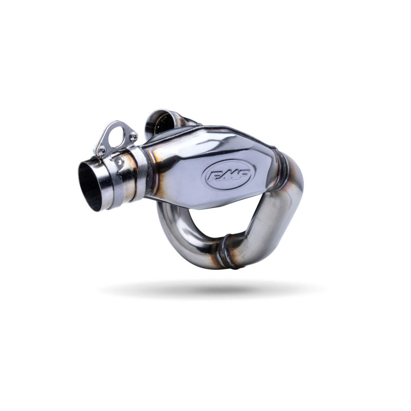 Collecteur MegaBomb FMF acier inoxydable avec tube intermédiaire, réf. 45605 - KTM SX-F 450