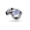 Collecteur MegaBomb FMF acier inoxydable avec tube intermédiaire, réf. 45605 - KTM SX-F 450