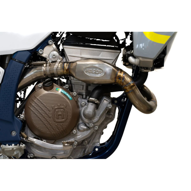 Collecteur MegaBomb FMF acier inoxydable avec tube intermédiaire, réf. 45605 - KTM SX-F 450