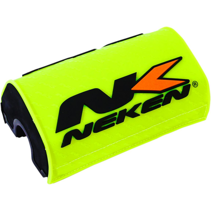 Mousse de guidon surdimensionné NEKEN jaune fluo, réf. PADV-YEF - Honda CRF 250 F