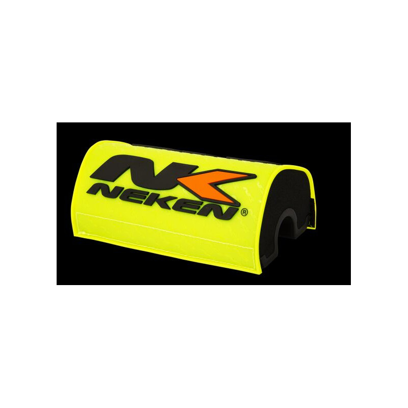 Mousse de guidon surdimensionné NEKEN jaune fluo, réf. PADV-YEF - Honda CRF 250 F