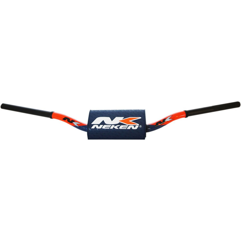 Guidon aluminium oversize Neken cintrage 133C orange/bleu - Honda CRF 250 F