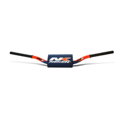 Guidon aluminium oversize Neken cintrage 133C orange/bleu - Honda CRF 250 F