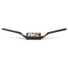 Guidon oversize NEKEN cintrage K-Bar Noir / Blanc - Honda CRF 250 F