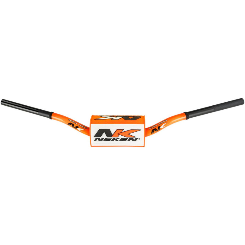 Guidon oversize NEKEN cintrage K-Bar orange fluo / blanc - Honda CRF 250 F