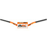 Guidon oversize NEKEN cintrage K-Bar orange fluo / blanc - Honda CRF 250 F