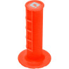 Revêtements de poignée ODI Half-Waffle V2 Lock-On coloris orange fluo - Honda CR 250 R