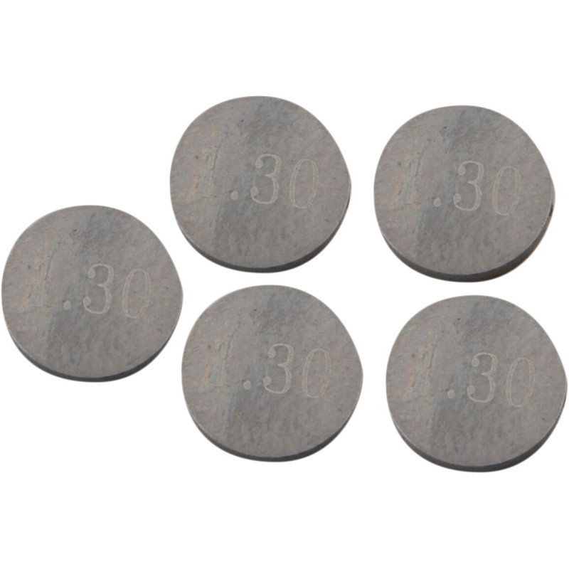 Cale de soupape ProX 7,48 x 1,30 mm, kit de 5 pièces - Honda CRF 250 F et Yamaha YZ 250 F