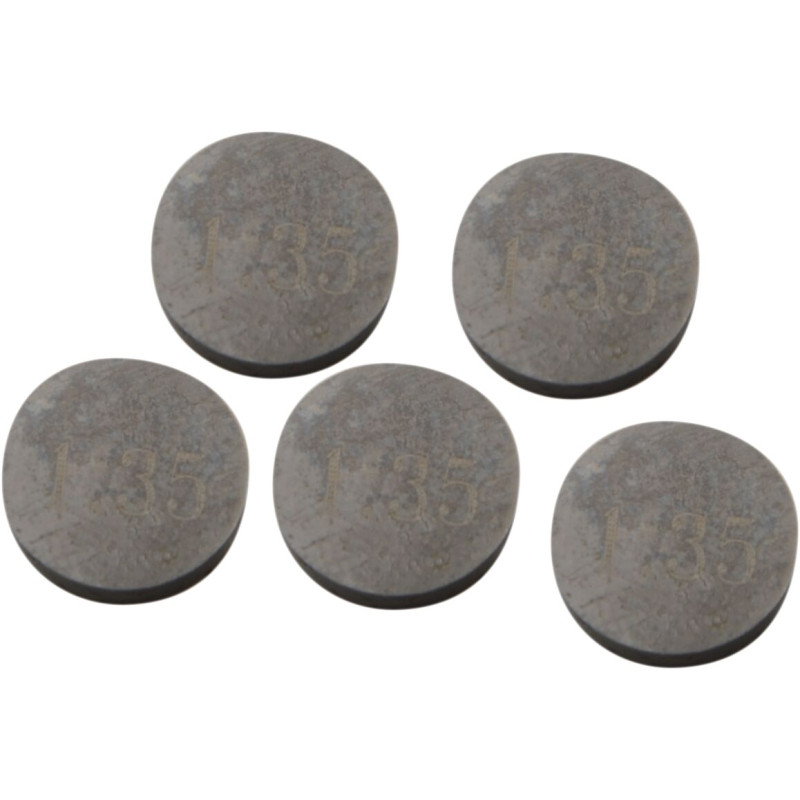 Cale de soupape ProX 7,48 x 1,35 mm, kit de 5 pièces - Honda CRF 250 F et Yamaha YZ 250 F