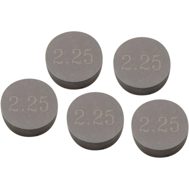 Pastille de soupape PROX 7,48 x 2,25 mm en kit de 5 - Honda CRF 250 F et Yamaha YZ 250 F