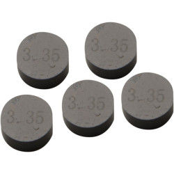 Pastille de soupape PROX 7,48 x 3,35 mm en kit de 5 - Honda CRF 250 F et Yamaha YZ 250 F
