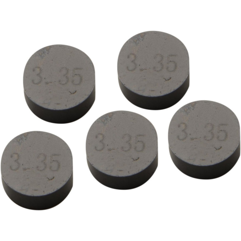 Pastille de soupape PROX 7,48 x 3,35 mm en kit de 5 - Honda CRF 250 F et Yamaha YZ 250 F