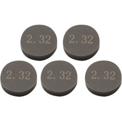 Pastille de soupape PROX 8,90 x 2,32 mm en kit de 5 - KTM EXC-F 250, KTM EXC-F 350 et KTM EXC-F 450