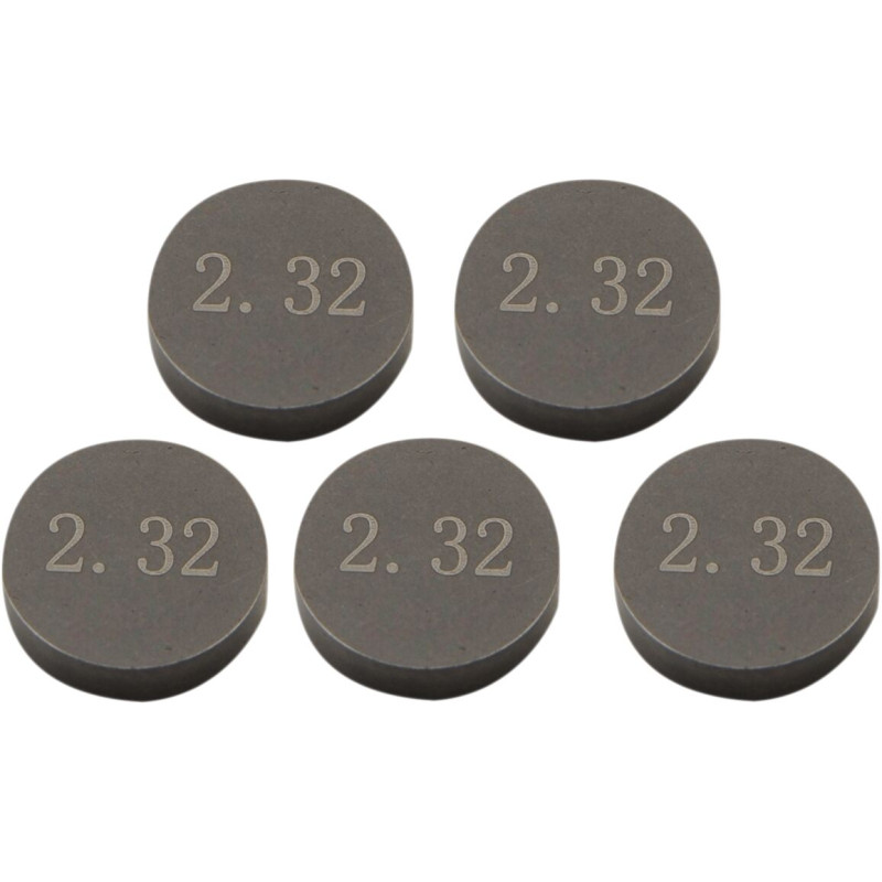 Pastille de soupape PROX 8,90 x 2,32 mm en kit de 5 - KTM EXC-F 250, KTM EXC-F 350 et KTM EXC-F 450