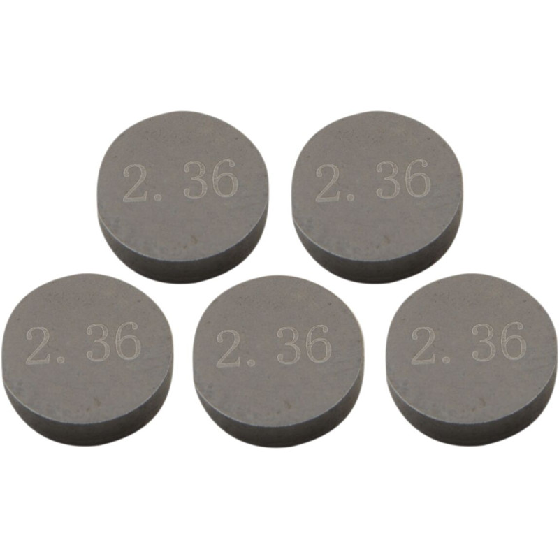 Pastille de soupape PROX 8,90 x 2,36 mm en kit de 5 - KTM EXC-F 250, KTM EXC-F 350 et KTM EXC-F 450