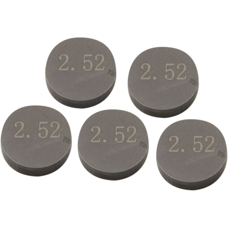 Pastille de soupape PROX 8,90 x 2,52 mm en kit de 5 - KTM EXC-F 250, KTM EXC-F 350 et KTM EXC-F 450