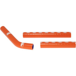 Kit durites radiateur silicone orange Samco Sport - KTM SX 125 et KTM SX 150