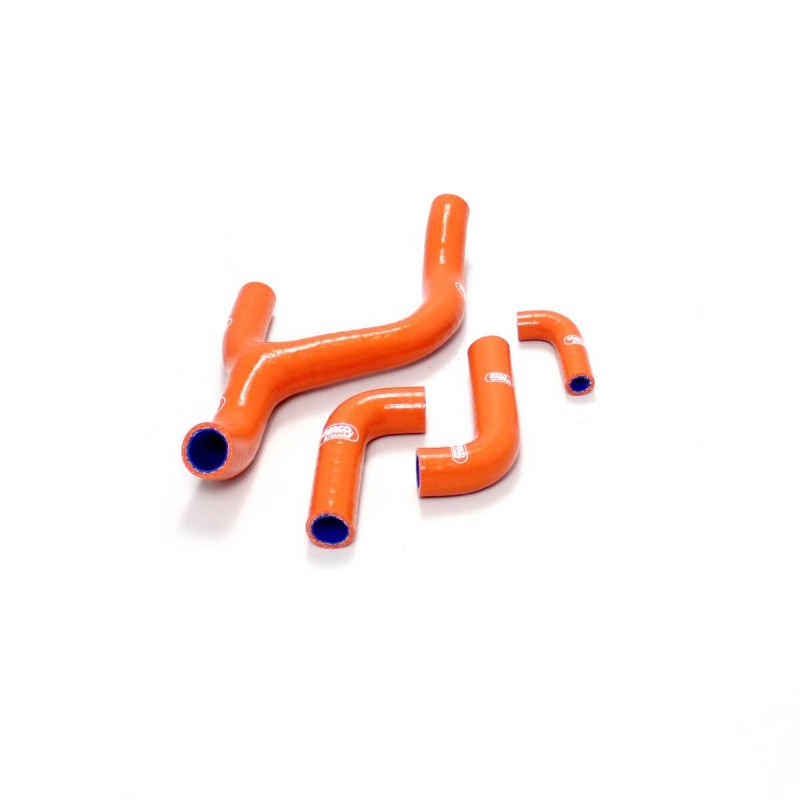 Kit durites radiateur silicone orange Samco Sport - KTM EXC-F 250 et KTM EXC-F 350