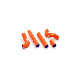 Kit durites radiateur silicone orange Samco Sport - KTM EXC 250 et KTM EXC 300