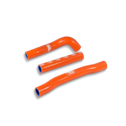 Kit durites radiateur silicone Samco Sport orange - KTM SX 125 et KTM SX 150