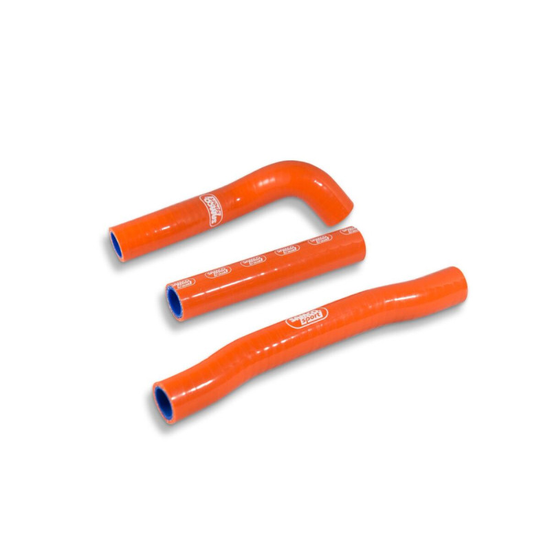 Kit durites radiateur silicone Samco Sport orange - KTM SX 125 et KTM SX 150